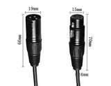 Male to Female Microphone Sound Cable