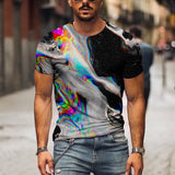 Men's 3D Graphic Casual T-shirt