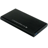 Portable USB 3.0 SSD HDD Enclosure 2.5-Inch Aluminum Hard Disk Case without Storage