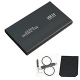 USB 3.0 Aluminum Alloy External Hard Drive Enclosure – Portable HDD/SSD Case, No Memory Included