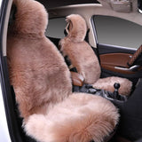 Winter Plush Car Seat Cover Set – Universal All-inclusive Three-piece Cushion
