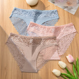 Fashionable Ice Silk Comfort Breathable Women's Briefs