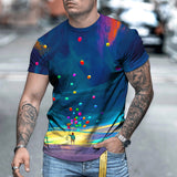 Men's 3D Graphic Casual T-shirt