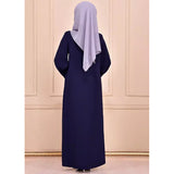 Middle East Dubai Turkish Jalabiya Zipper Jabla Cardigan Robe