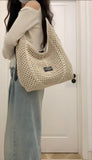 New Single Shoulder Crossbody Woven Bag