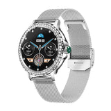 Bluetooth Calling, Women's Diamond Smart Watch