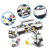 Classic Building Blocks, Police Station Model, DIY Educational Toys