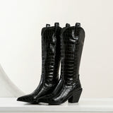 Long Thick Heel Boots, Women's Casual Knee-length High Shoes