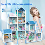 Girls' Playing House, DIY Assembled Princess House, Villa Toys
