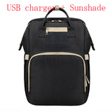 Multifunction Portable Folding Crib Diaper Bag