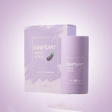 Face Blackhead Cream, Eggplant - Green Tea Cooling, Deep Cleansing Clay Mask
