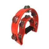 Plastic Half Moon Rattle, Double Row Bell Ring