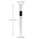Spot Removal Pen with 15-level Adjustment and LCD Screen