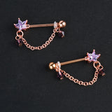 Metal Color Diamond Nipples' Jewel