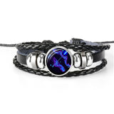 Zodiac Constellation Bracelet, Braided Design Bracelet for Men, Women, and Kids