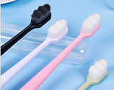 Ultra-fine Super Soft Bristle Deep Cleaning Brush, Oral Teeth Care Cleaning Travel Tool
