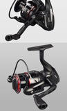 Lure Fishing Wheel, Telescopic All Metal Fishing Rod Spinning Reel