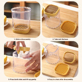 Multi-function Stainless Steel Fruit Slicer Cup for Kitchen Use