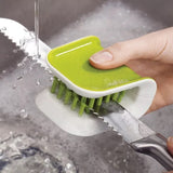 U-shaped Knife and Cutlery Cleaner Brush, Home Kitchen Cleaning Bristle Scrub