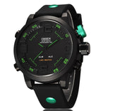 Silicone with Round Large Dial, Men's Watch