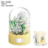 Sunflower Building Block Bouquet Assembled Toy