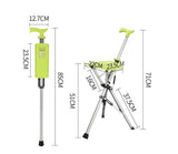 Folding Walking Stick with Seat – Lightweight Aluminum Alloy Chair Cane