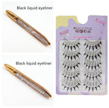 False Eyelashes, Self-adhesive Multicolor Eyeliner