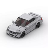 MOC Building Blocks Assembled Creative Speed Series 8 Grid Car Model
