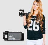 HD Digital Camera with Touch Screen – 1080P, 13MP, 16X Zoom & External Battery Support