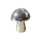 Mirror Glass Mushroom Disco Ball – Decorative Reflective Party Ornament