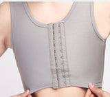 Front Buckle Corset, Les Short Handsome Mesh Buttoned Vest
