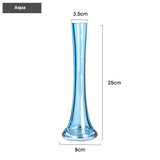 Nordic Slim Small-mouth Flower Vase – Modern Minimalist Home Décor