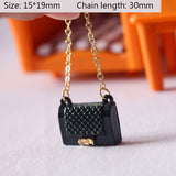 Metal Bag, Decorative Miniature Model, Dollhouse Accessories (Pack of 4)