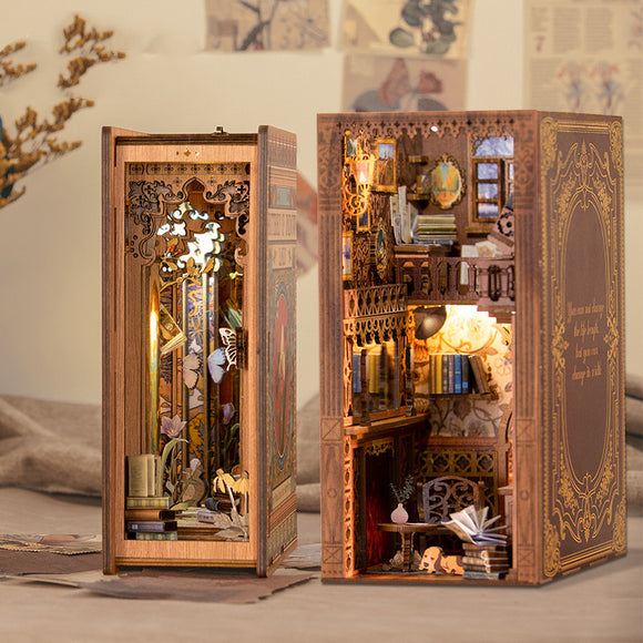 Handmade DIY Bookstand, Assembled Miniature Model Ideas