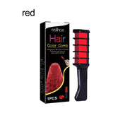 Temporary Hairdressing Comb Mild, No Hair Damage, No Scalp Damage, Easy to Change Hair Color