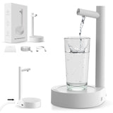 Premium Electric Water Bottle Pump Dispenser – Portable Desktop Drinking Solution