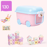 Kids Building Blocks House Set – Large Particle Puzzle Assembly Learning Toy