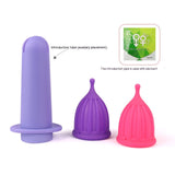 Reusable Female Menstrual Period, Built-in Catheter, Menstrual Cup