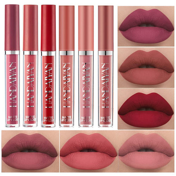 Lip Mud, Lazy Lipstick, Lip Glaze, Smudge-proof Authentic Matte Lip Gloss