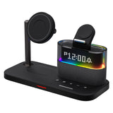 3-in-1 Magnetic Night Lamp with Wireless Charger and Alarm Clock