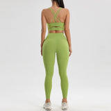Women's Exercise Workout Outfit, Yoga Running Two-piece Suit