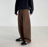 Men's Autumn and Winter Loose Straight Thickening Casual Pants
