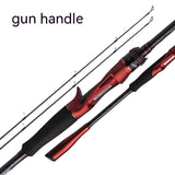 Carbon Straight Handle Pikestaff Light Lure Tossing, Adjustable Fishing Rod