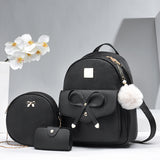 Women's Korean-style All-match, Casual Backpack Set