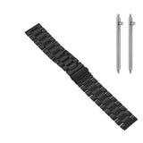 Three Beads Solid Metal Stainless Steel Strap