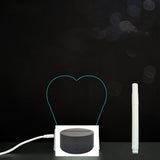 3D Acrylic Handwriting Message Board LED Light, Creative Note Lamp