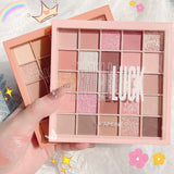 Lucky Cube 25-Color Eyeshadow Palette – Shimmer & Matte