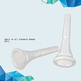 Pure Brass Round Horn, Gold Silver Mouth, Trumpet Accessories