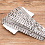 Stainless Steel Wooden Handle Barbecue Sticks