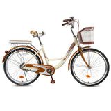 Women’s Lightweight Commuter Bicycle – Adult City Riding Bike